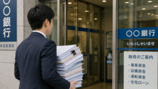 銀行に融資申込をする際に持ち込む資料