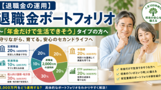 退職金ポートフォリオ～「年金だけで生活できそう」タイプの方へ